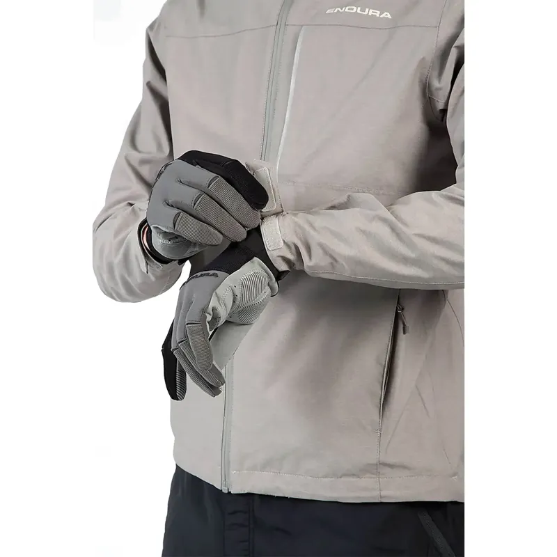 Endura Hummvee Waterproof Hooded Jacket Fossil-6
